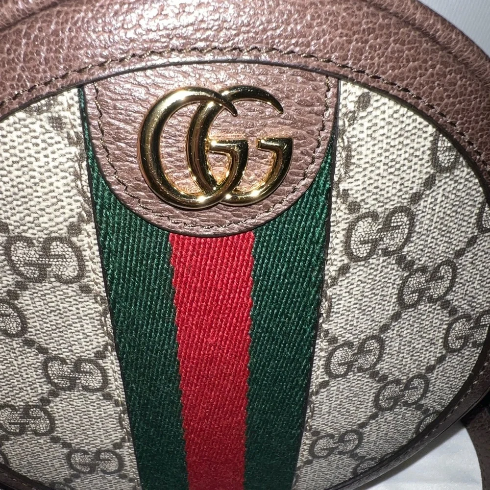 Gucci Ophidia GG Mini Supreme Backpack Bag Beige 598661 - Picture 6 of 8